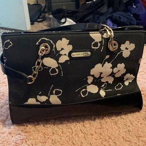 Anne Klein Black and White Purse